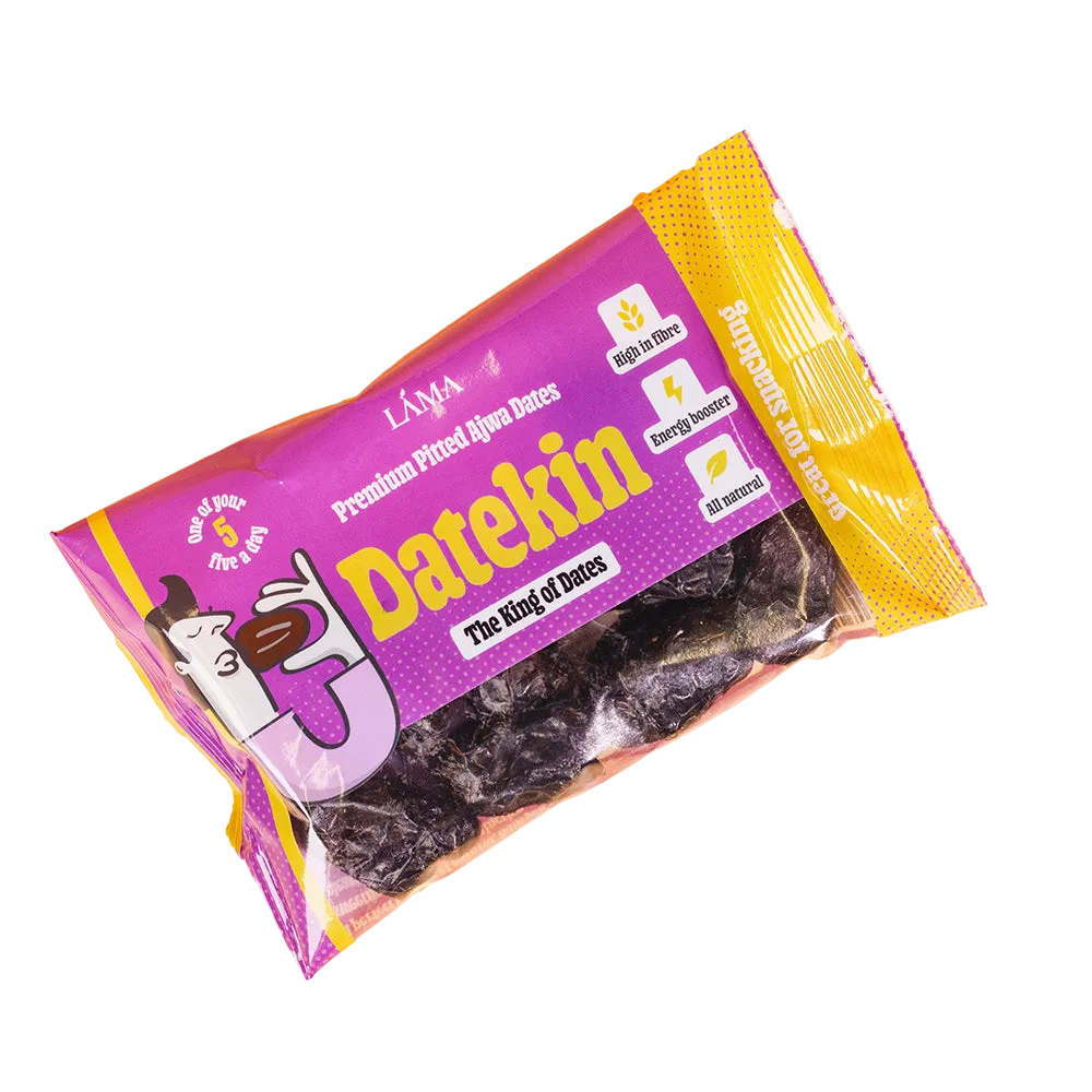 Datekin Ajwa Dates Snack Packs (60g) – Premium Hand-Picked Superfood
