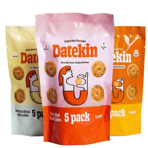 The Datekin Cake Discovery Bundle – All 3 Signature Flavours