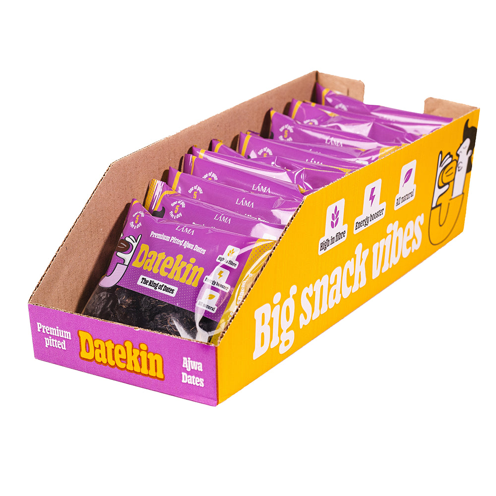 Datekin Ajwa Dates Snack Packs (60g) – Premium Hand-Picked Superfood