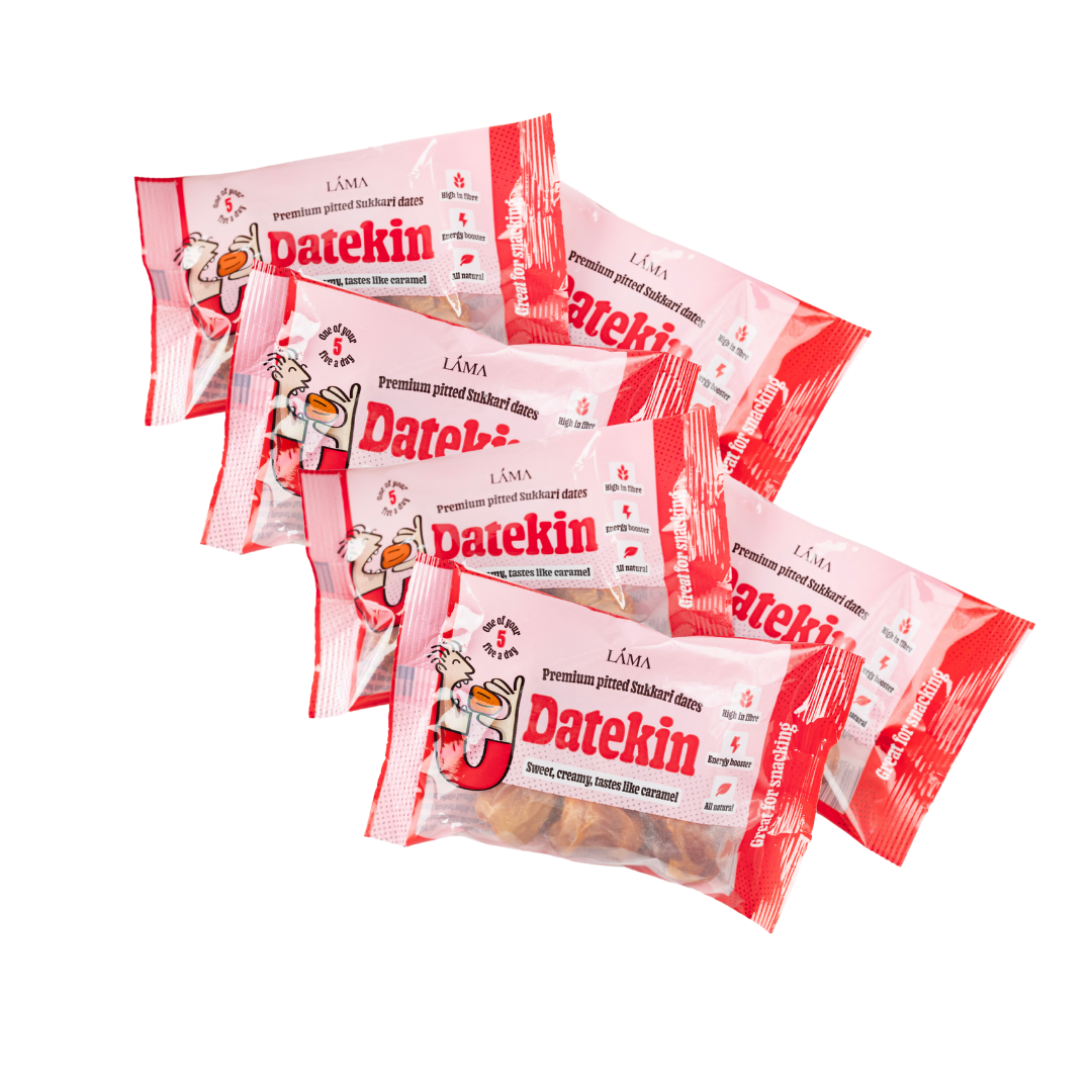 Sukkari Dates 6-Pack | Natural Caramel Taste | 100% Compostable