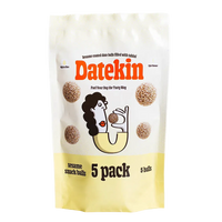 Datekin Sesame Coated Date Balls Filled with Tahini 5 Pack