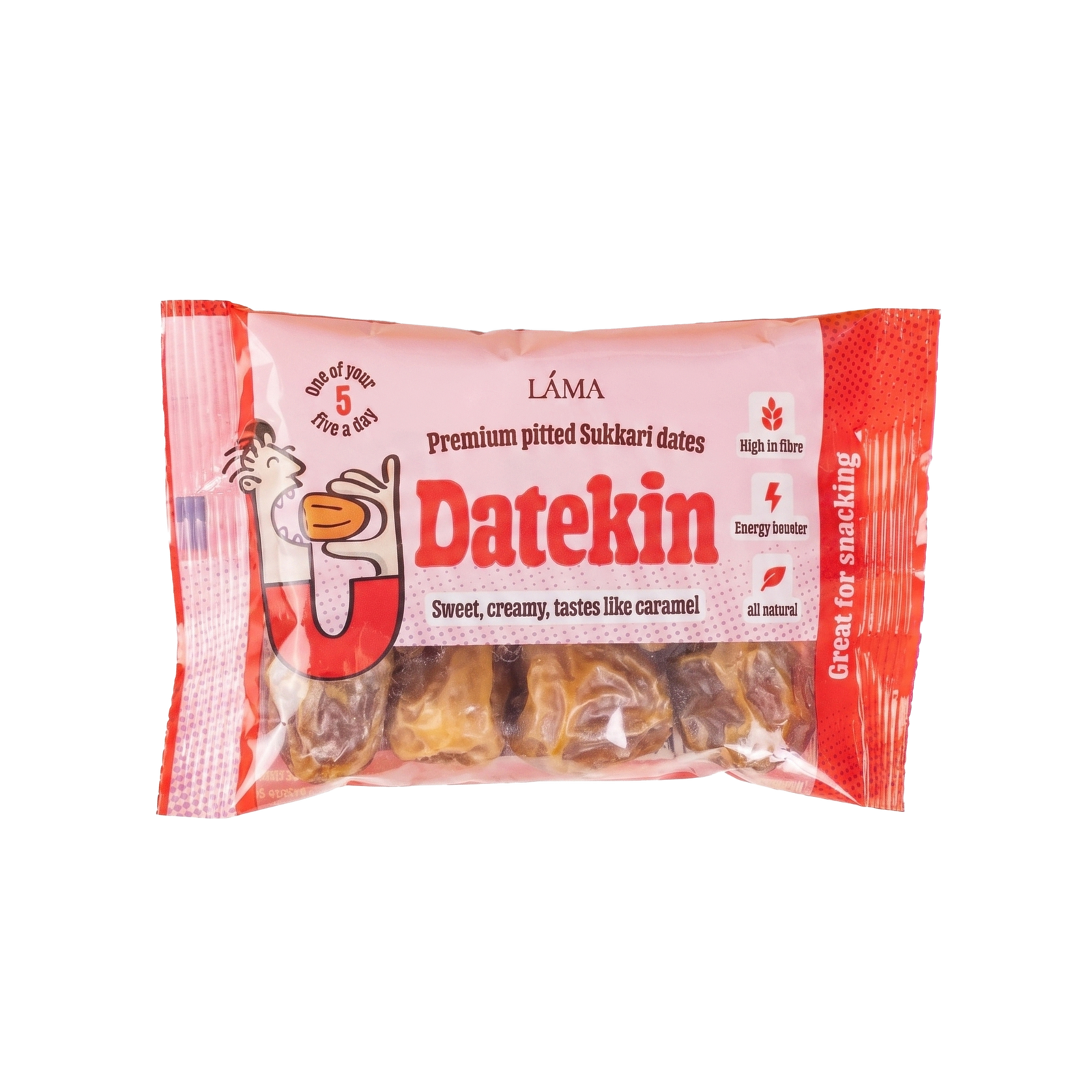 Premium Sukkari Dates by Datekin | Natural Caramel Taste | Healthy On-The-Go Snack